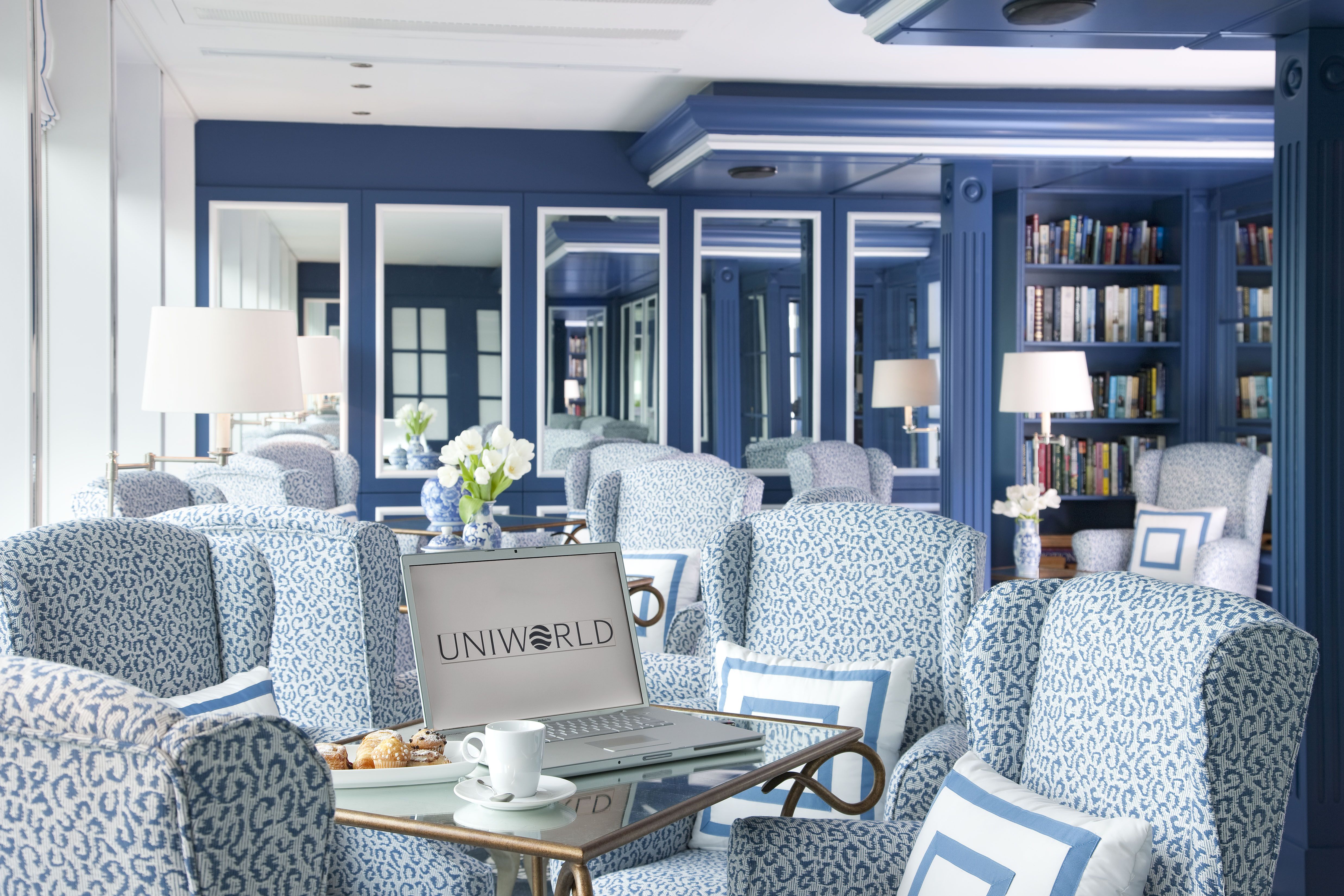 UNIWORLD Boutique River Cruises River Queen Interior Captain's Lounge & Library.jpg